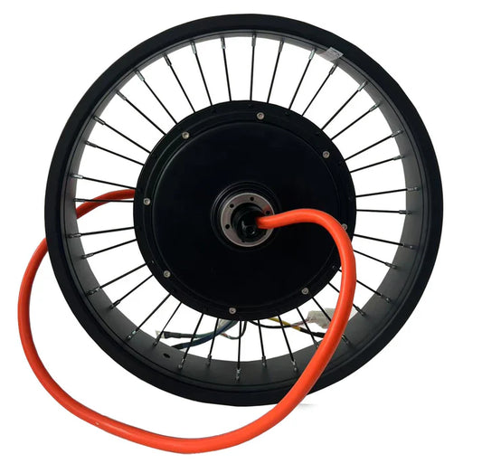 20*4.0/24*4.0/26*4.0 80mm/100mm width Fat Rim Rear QS 5000W 150-155mm Dropout 72V Ebike kit +100A Sabvoton Controller+UKC1+P Color Dsiplay ,and All waterproof connector Parts Kit
