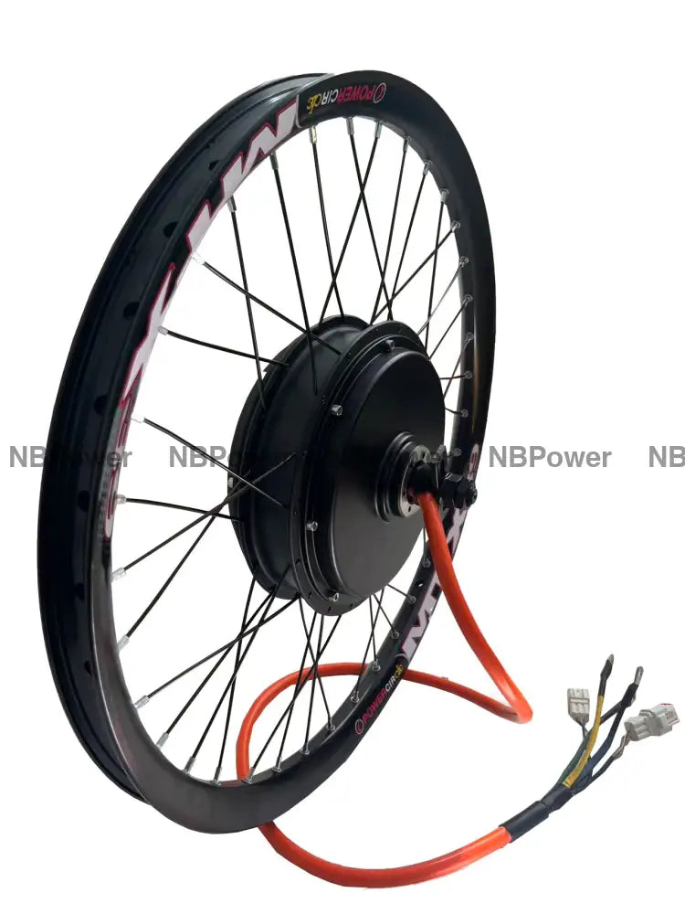20/24/26/27.5/28/29/700C MTX rim Rear 150mm dropout 3.5T/5T high speed 5000W motorwheel with spokes ; 5000W motorwheel