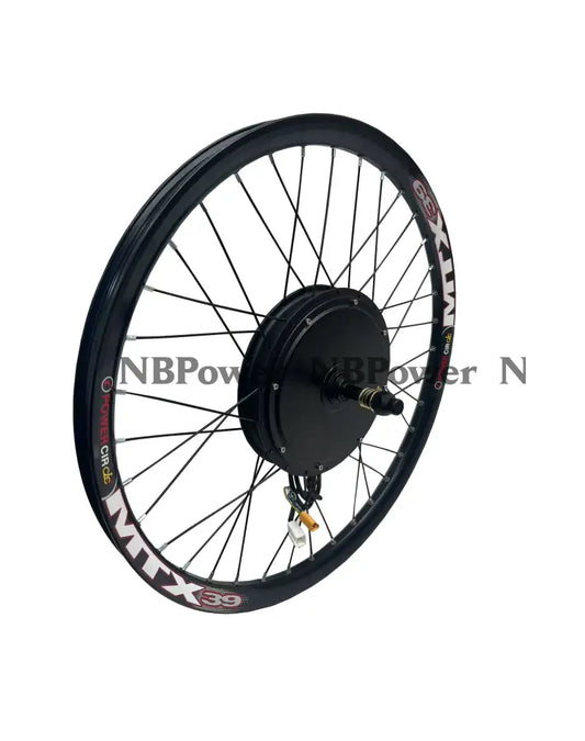 20/24/26/27.5/28/29/700C Rear wheel 135mm dropout 52V 2000W motorwheel with spokes
