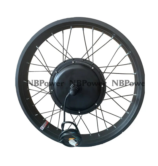 20*4.0 /24*4.0/26*4.0 Front 135mm dropout 48-72V 2000W Fat motorwheel with spokes,Front Fat motorwheel 26*4.0