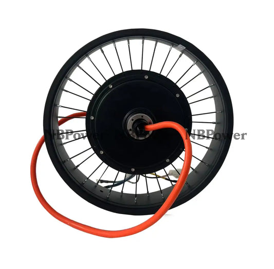 20*4.0 Fat rim QS 205 3.5T/4T/5T 150mm dropout 5000W motorwheel with single freewheel 4T