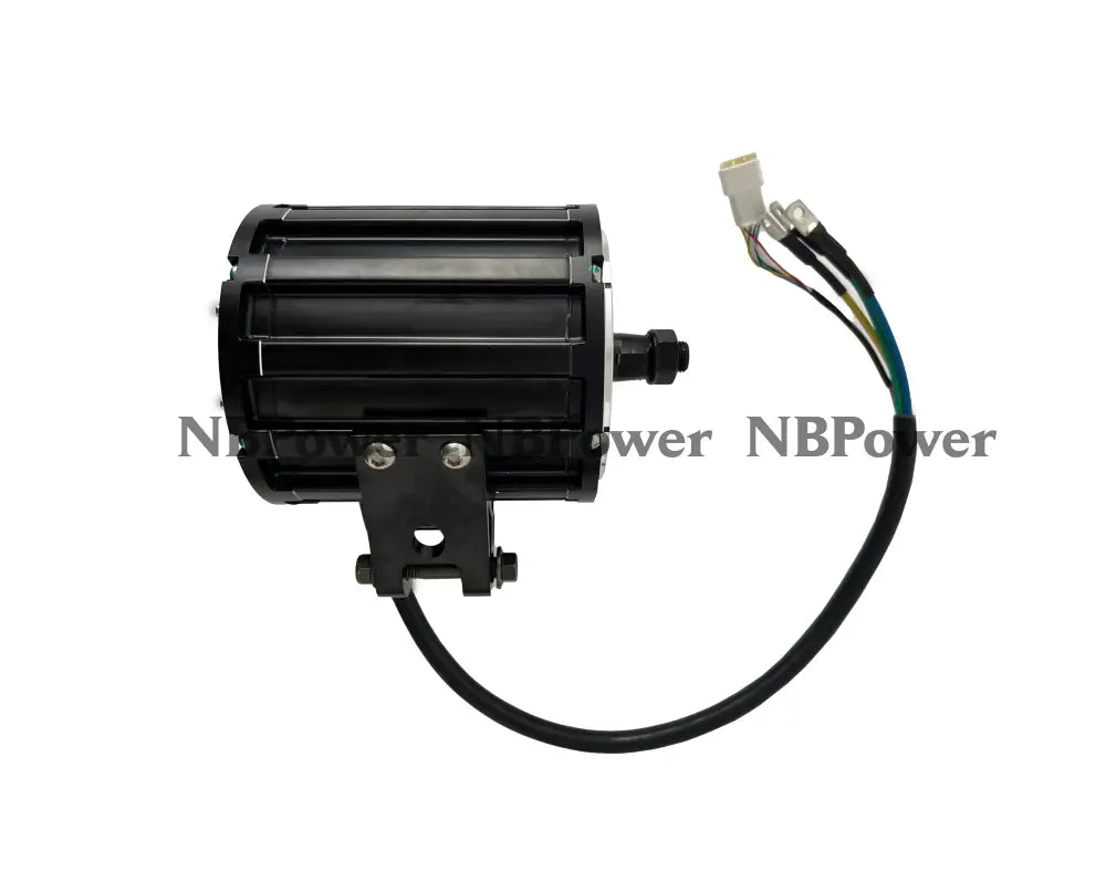 2000W 70H QS120 4600RPM PMSM Mid Drive Motor with Belt 428 Sprocket for Electric Mopeds Motorcycle ATV Electric Bike
