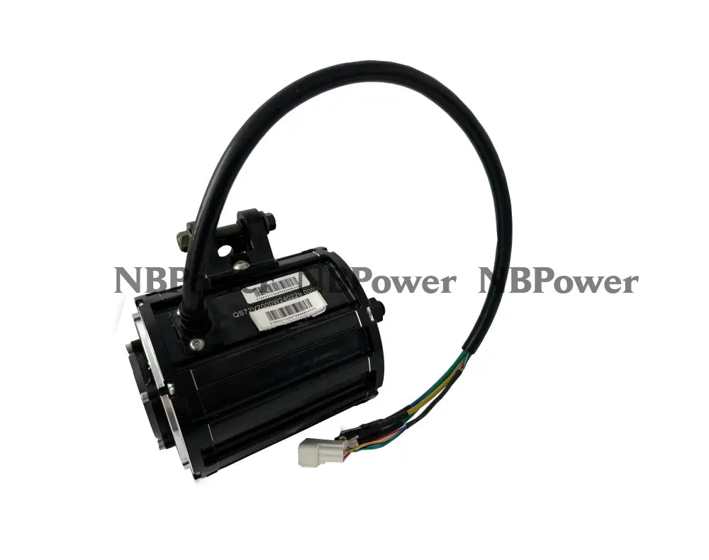 2000W 70H QS120 4600RPM PMSM Mid Drive Motor with Belt 428 Sprocket for Electric Mopeds Motorcycle ATV Electric Bike
