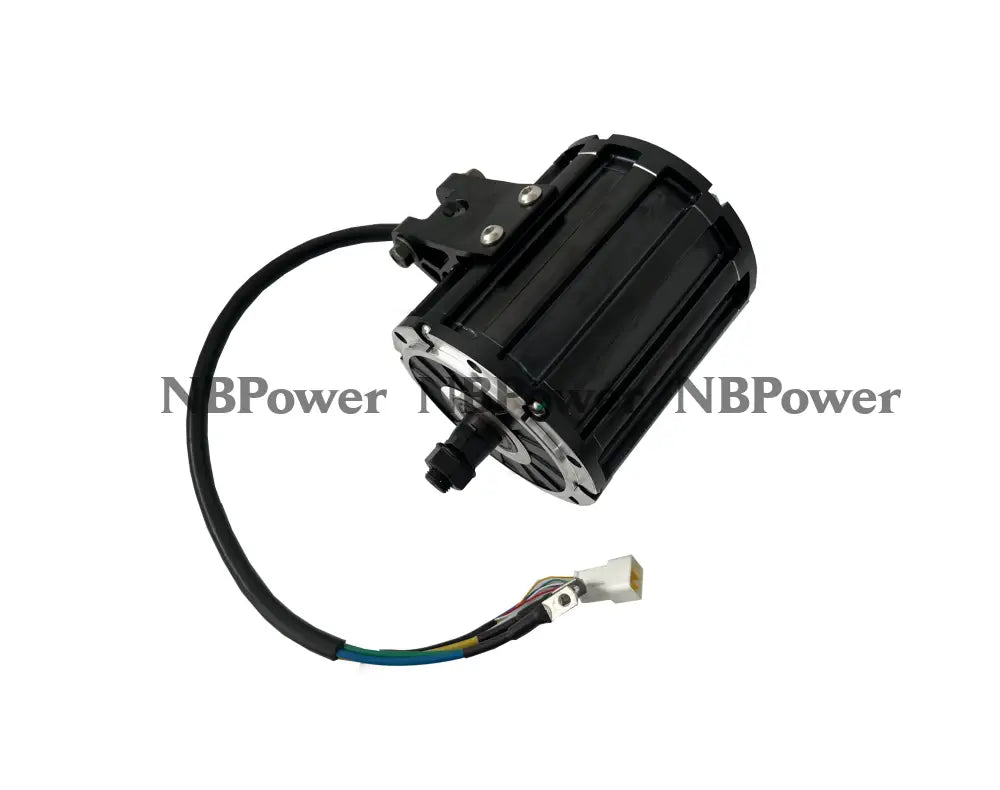 2000W 70H QS120 4600RPM PMSM Mid Drive Motor with Belt 428 Sprocket for Electric Mopeds Motorcycle ATV Sprocket Version