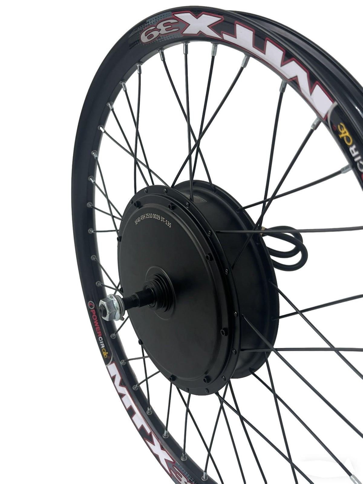 26inch/27.5inch/29inch MXUS Smooth Drive 135‑142mm Dropout 72V 3000W Turbo Electric Bicycle Motor, 3000W-Turbo 3T / 4T / 5T Dropout Motor Wheel With Single/7 Speed Freewheel NBPower