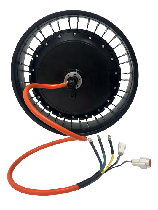20*4.0 QS273 150mm Dropout 100mm Width Fat Rim 3T/ 3.5T/ 4T /5T 8000W Motorwheel With Single Freewheel NBPower