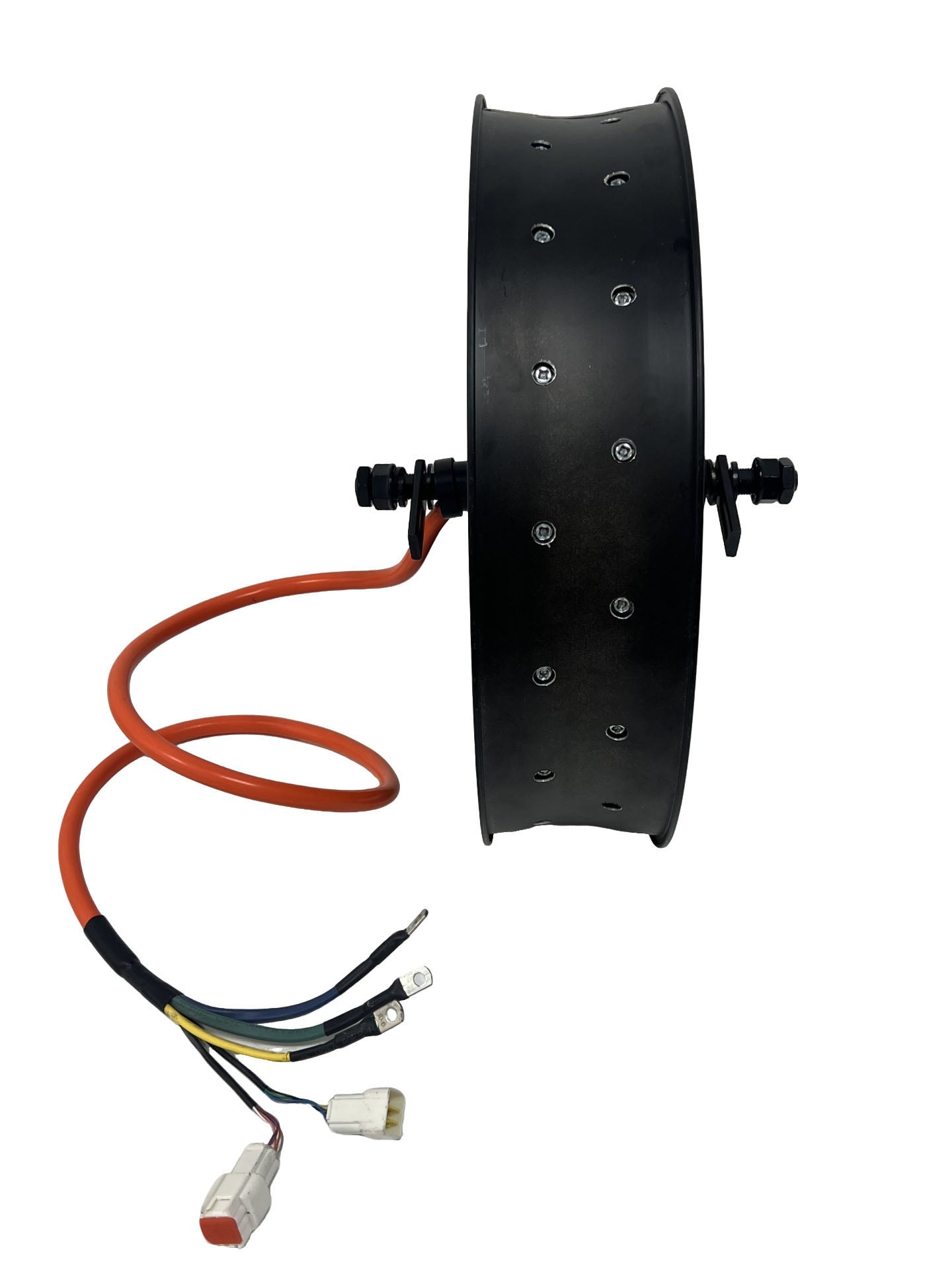 20*4.0 QS273 150mm Dropout 100mm Width Fat Rim 3T/ 3.5T/ 4T /5T 8000W Motorwheel With Single Freewheel NBPower