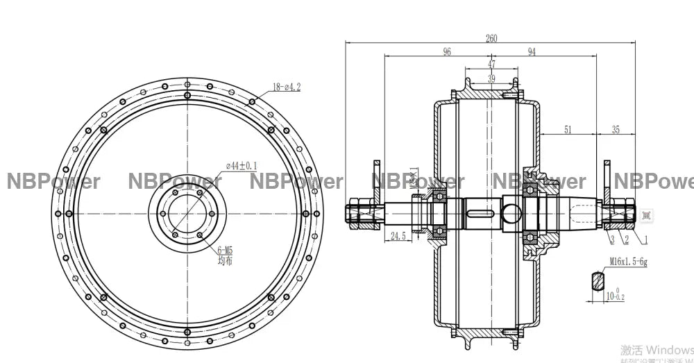 20x4.0 QS205 50H 190mm dropout 3T/3.5T/4T/5T 72V 5000w Fat Bike Brushless Hub Motor Wheel for Electric Bicycle Fat