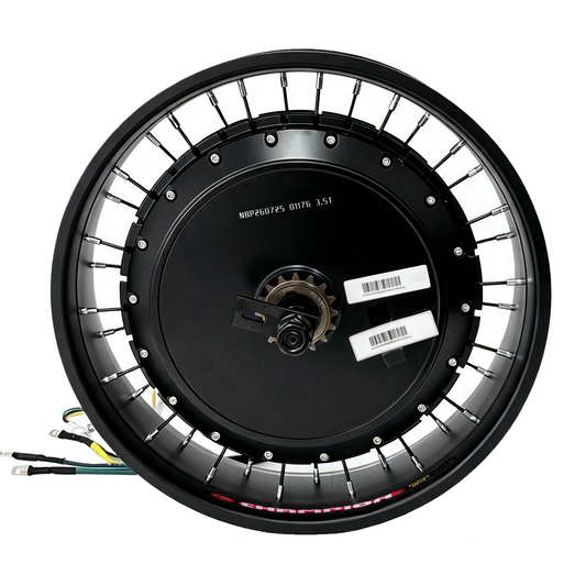 20*4.0/24*4.0/26*4.0 QS273 190mm Dropout 8000W 3T/3.5T/4T/5T Rear Hub Motor Wheel QS Motor