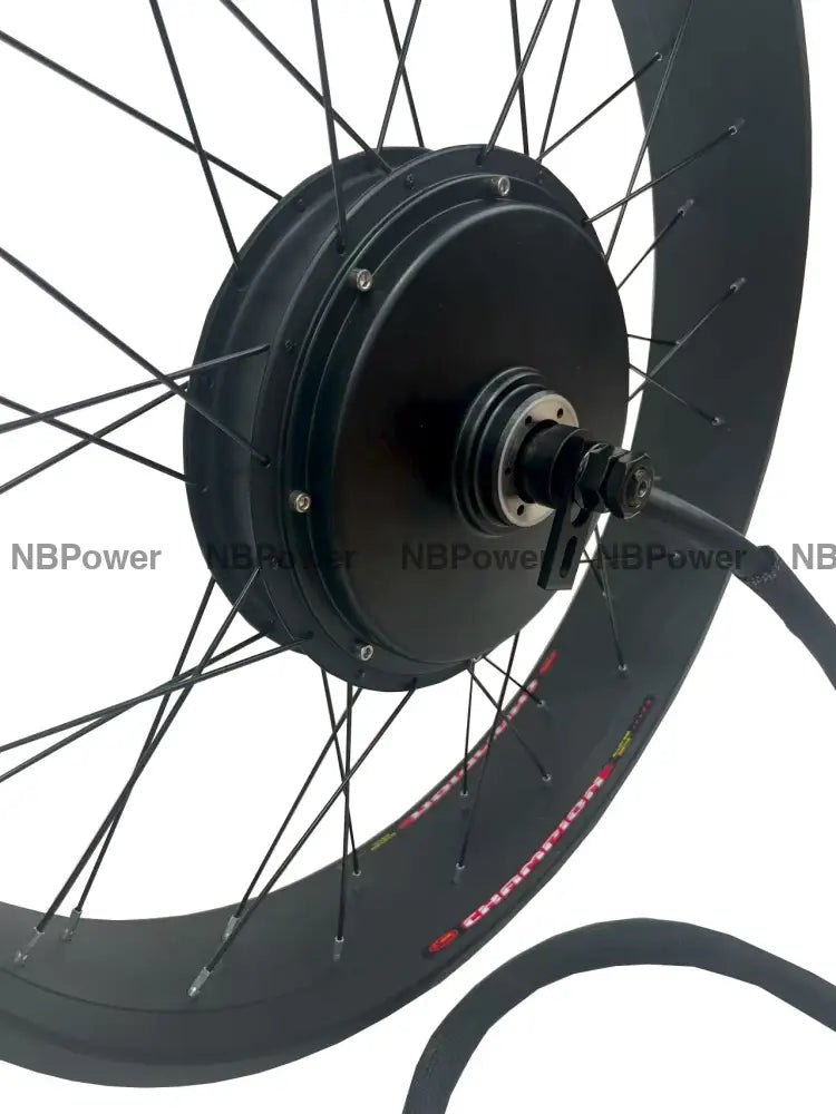 26*4.0 80mm width Fat rim QS 205 3.5T/4T/5T 150mm dropout QS 5000W motorwheel with spokes,QS 5000W Fat motorwheel Motor