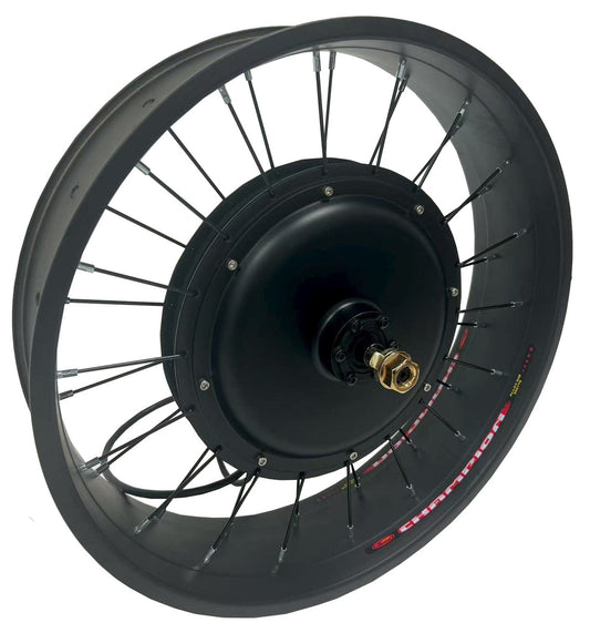 USA Warehouse:20*4.0 Front 135mm Dropout 48-72V 2000W Fat Motorwheel,48-72V 45A dual mode sine wave controller; UKC1 color Display EBike Hub Motor Electric Bicycle Conversion Kit NBPower