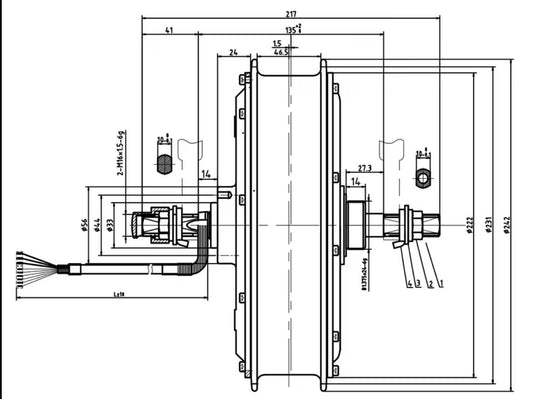 MXUS Smooth Drive 72v 3000w 3k Turbo Electric Bicycle Motor ,26/27.5/29" MXUS 3K-Turbo 3T 72V3000W 135-142mm Dropout Motorwheel with 1/7s Freewheel