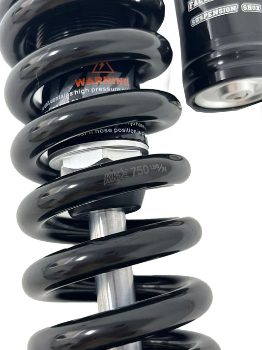 KKE BA-27RC Malantaŭa Ŝoko-Suspendilo 220mm 550/650/750lbs Skusorbilo por Elektra Montbiciklo/Biciklo/eBike