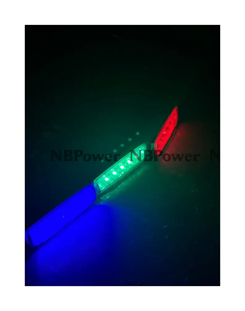 LED Lights Car Yellow Fog Spotlights Amber Bar 6 Inch for Motorcycles Boats Yachts Trucks Turn Signal Taillights