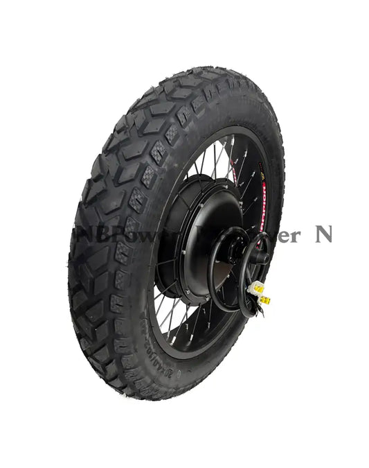 NBpower 20X4.0 170mm/190mm 72V 3000w Fat Bike Brushless Hub Motor wheel with High Quality Tire