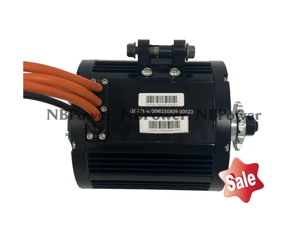 QS 138 90H 4000W PMSM Mid-Drive Train Motor For Electric Motorcycle Moped Vehicle Dirt Bike Motor