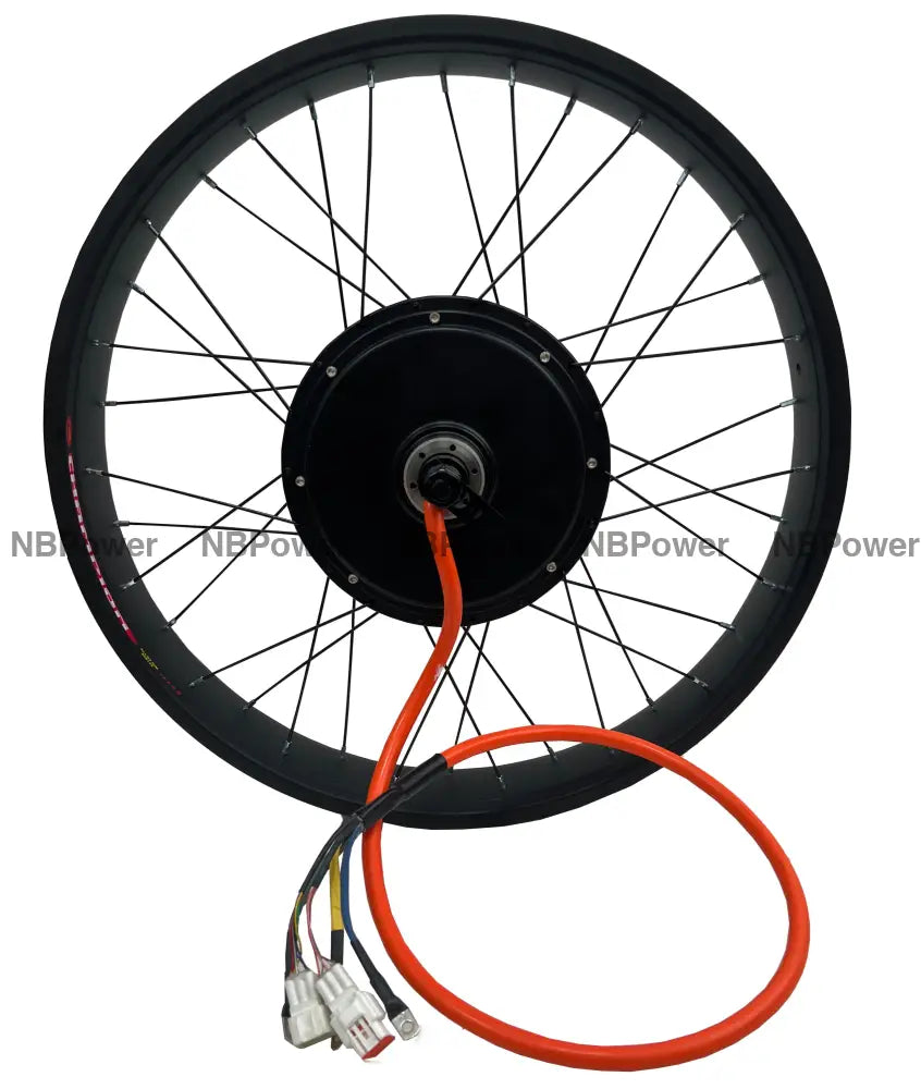 QS 205 5000W updated motorwheel,26*4.0 100mm width rim with Rear 150mm dropout QS 3.5T/5T 5000W motorwheel with spokes