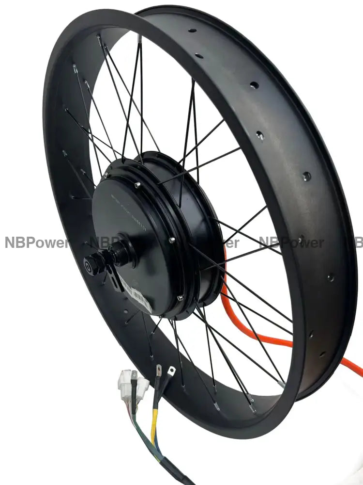 QS 205 5000W updated motorwheel,26*4.0 100mm width rim with Rear 150mm dropout QS 3.5T/5T 5000W motorwheel with spokes