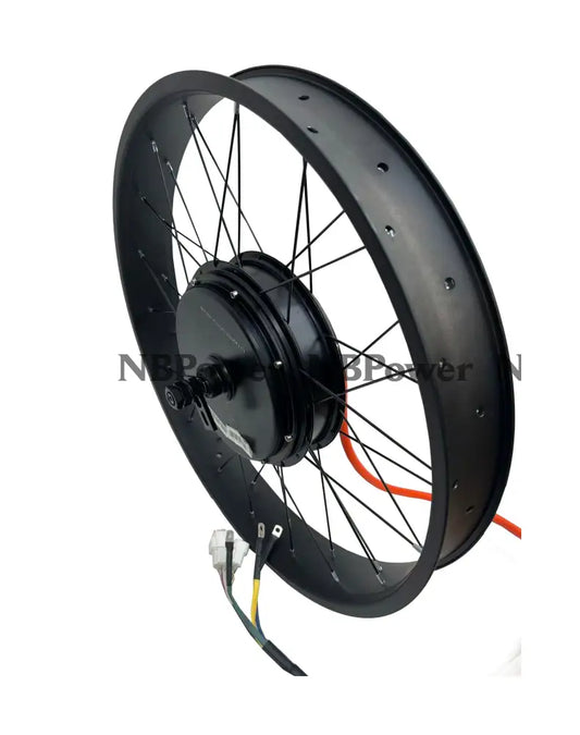 QS 205 5000W updated motorwheel,26*4.0 100mm width rim with Rear 150mm dropout QS 3.5T/5T 5000W motorwheel with spokes