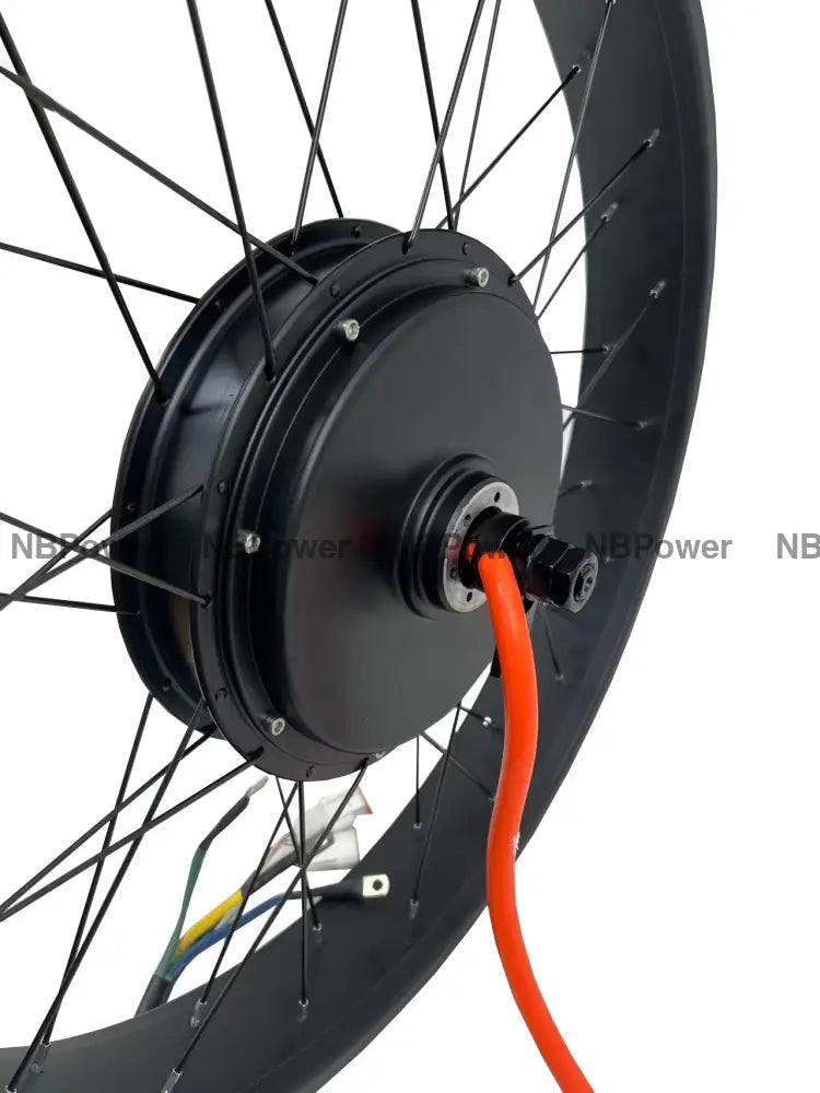 QS 205 5000W updated motorwheel,26*4.0 100mm width rim with Rear 150mm dropout QS 3.5T/5T 5000W motorwheel with spokes