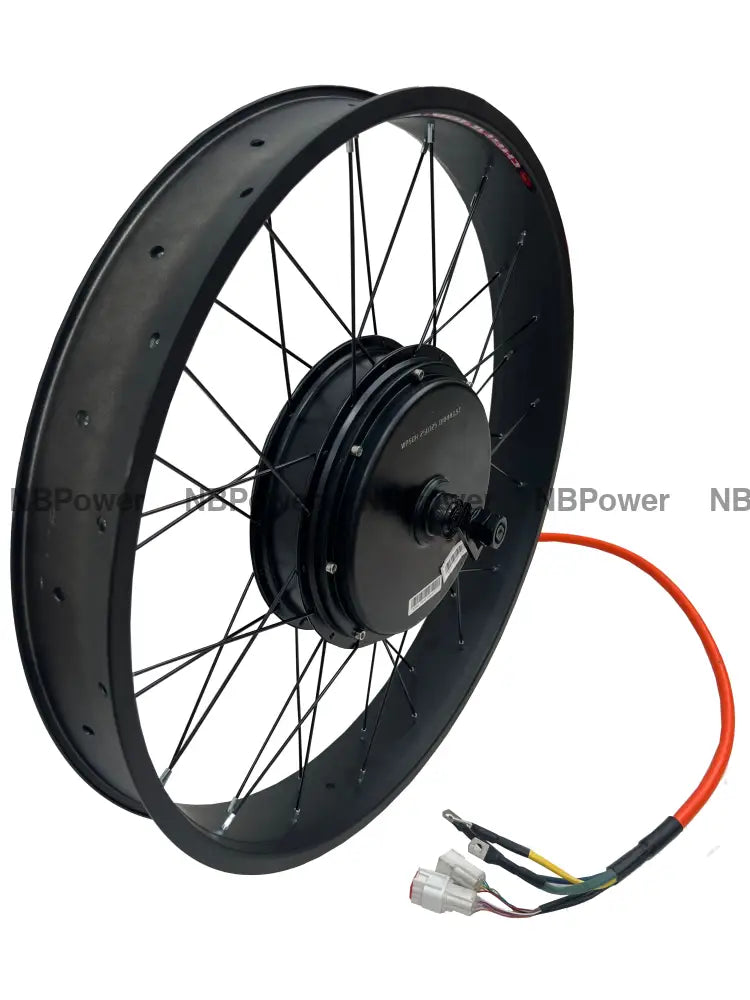 QS 205 5000W updated motorwheel,26*4.0 100mm width rim with Rear 150mm dropout QS 3.5T/5T 5000W motorwheel with spokes