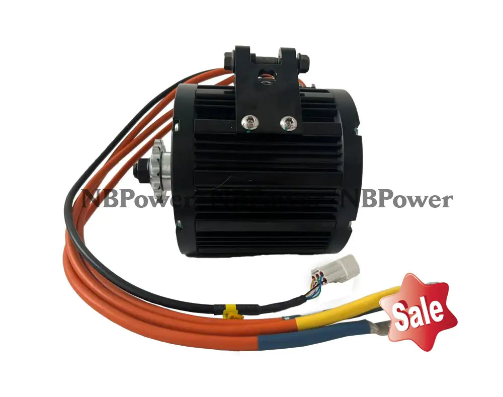 QS Motor QS138 3000W 70H V1 Mid Drive Motor Electric Motor Spline Shaft with 428 14T Sprocket Electric Motor