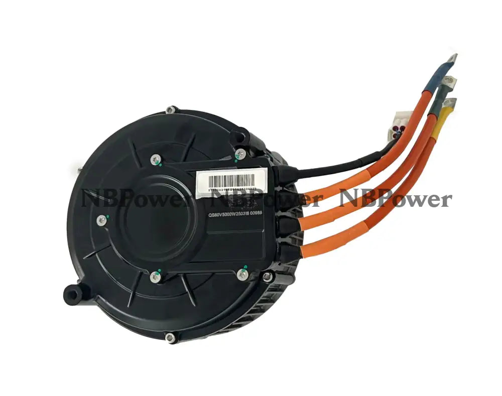 QS Motor QS165 5000W V2 35H 72V Mid Drive Motor Hall and Encoder PMSM Motor for Electric Motorcycle Motor