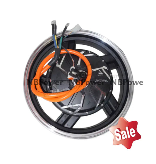 QS260 17*3.5inch 5000W BLDC Electric Motorcycle Wheel Hub Motor Motor