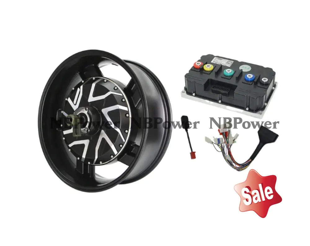 QS273 12000W 17×6.0inch E-Motorcycle Hub Motor Motor