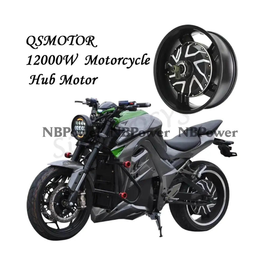 QS273 12000W 17×6.0inch E-Motorcycle Hub Motor Motor