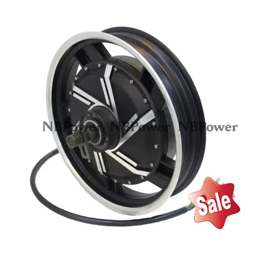 QS273 17*3.5inch 4000W V3 Electric Motorcycle Hub Motor Motor