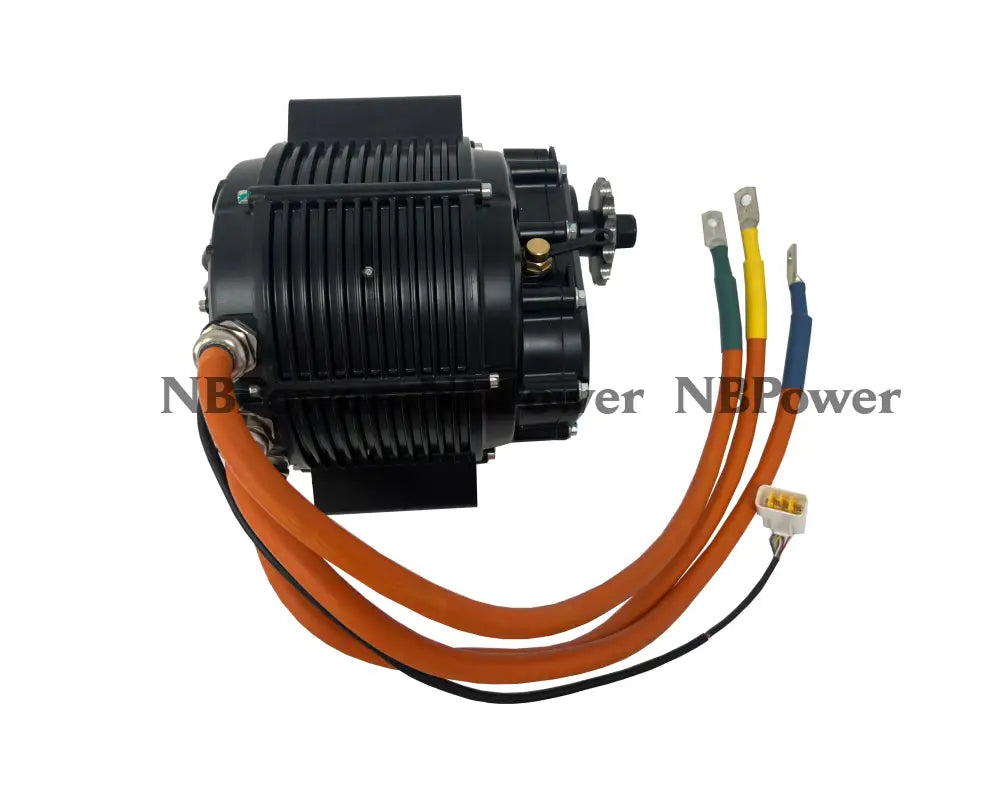 QSMOTOR 165 10000W 72V 50H Hall and Encoder PMSM Mid drive Motor for Surron Light Bee Motor