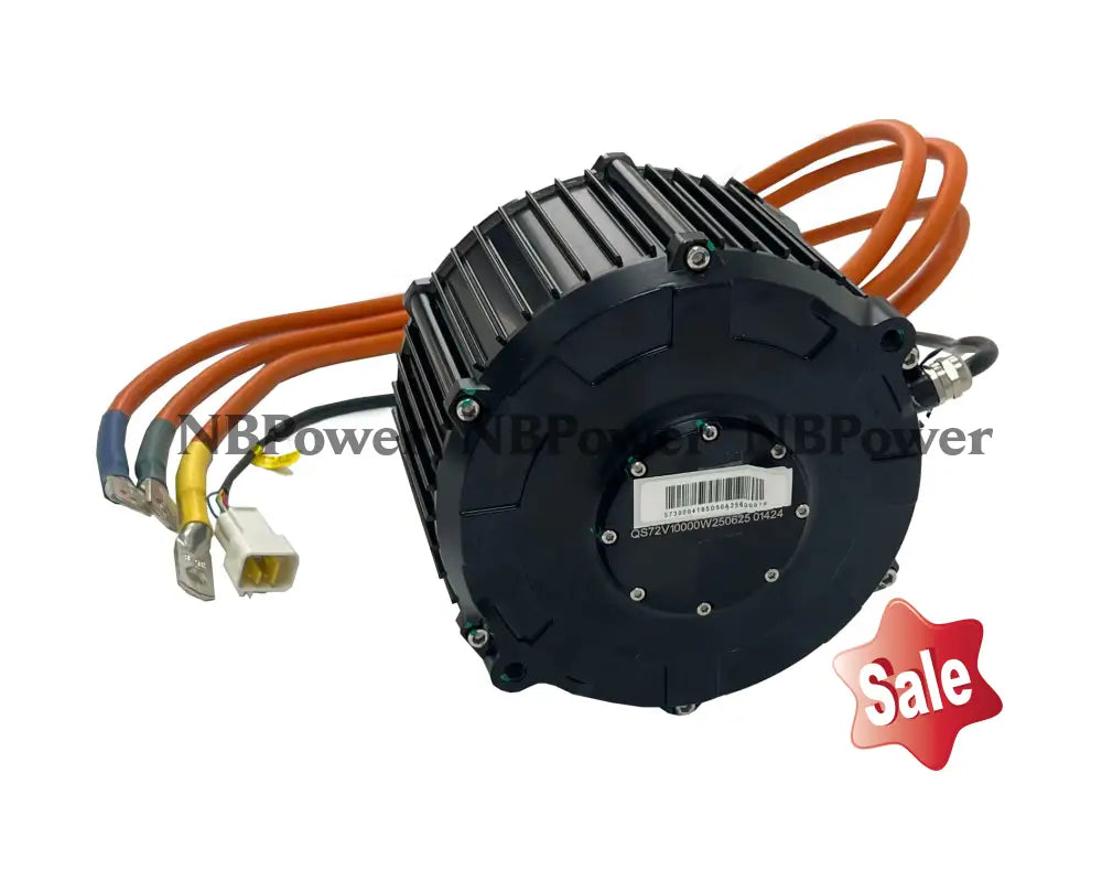 QSMOTOR 165 10000W 72V 50H Hall and Encoder PMSM Mid drive Motor for Surron Light Bee Hall Belt Motor