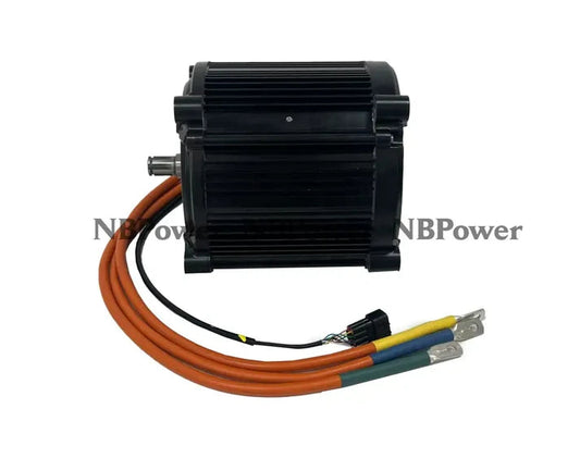 QS180 90H 8000W PMSM Mid Drive Motor Encoder Magenetic Mid Motor Kit 72V with FarDriver ND72850B Controller , TFT Display and Throttle Convention Kit For Electric Bike NBPower