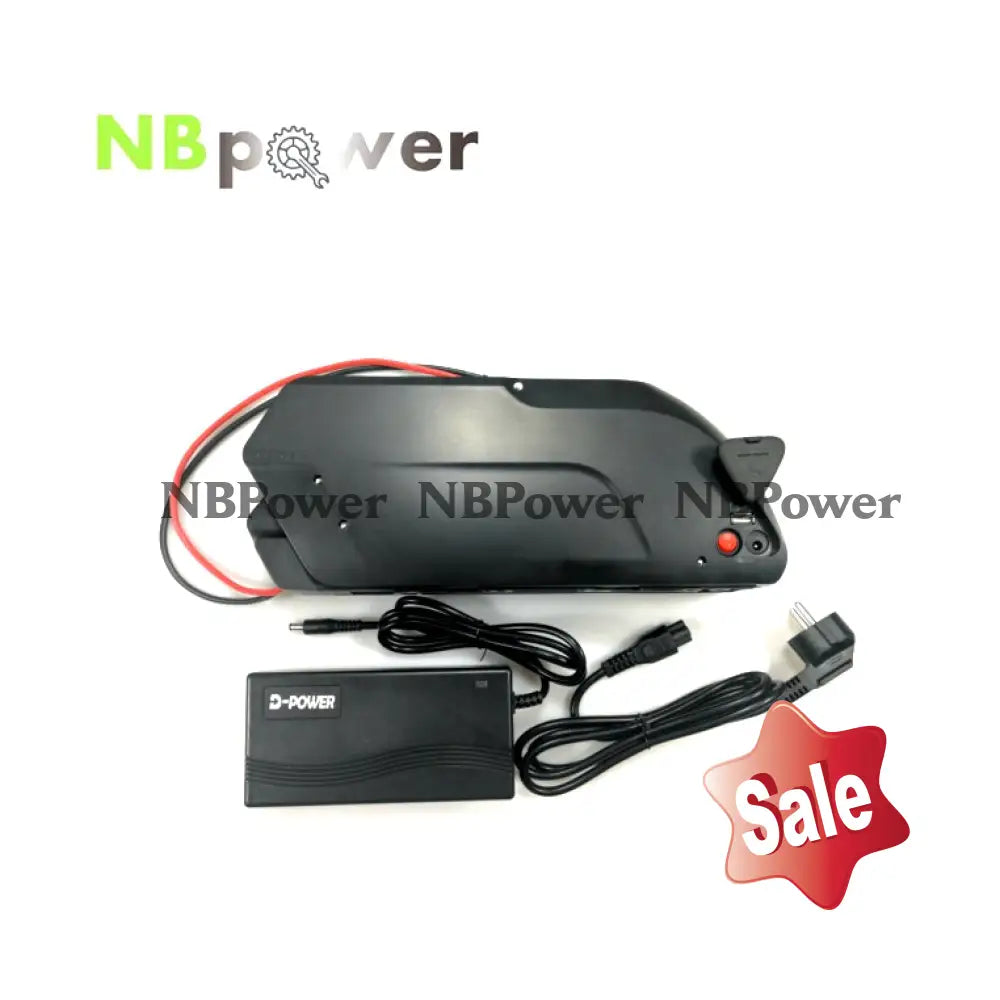 USA Warehouse,Free Shipping,48V 16AH shark Shell battery with 48V 2A Charger,48V Battery for 500W- 1500W Ebike