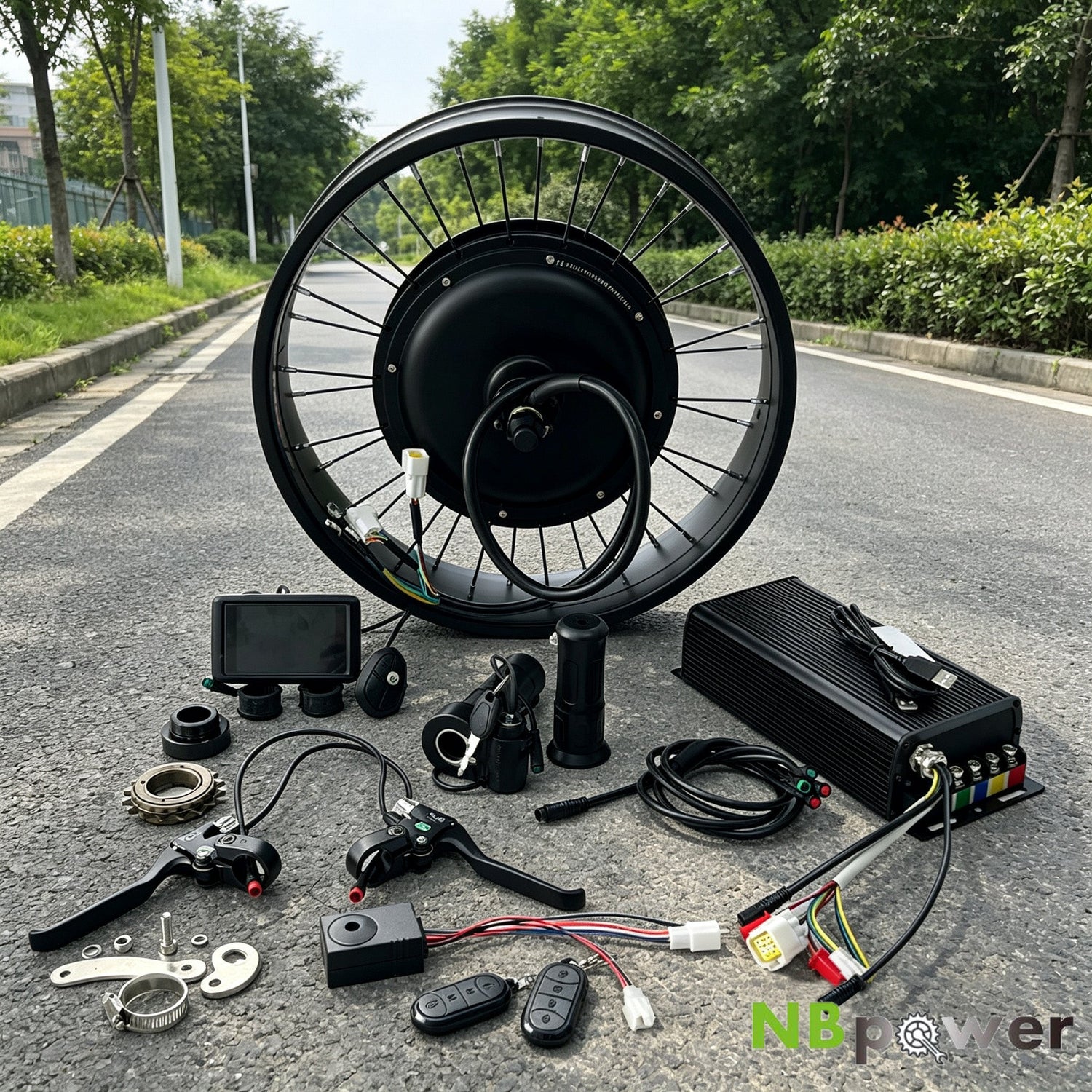 Ebike hub motorwheel kit