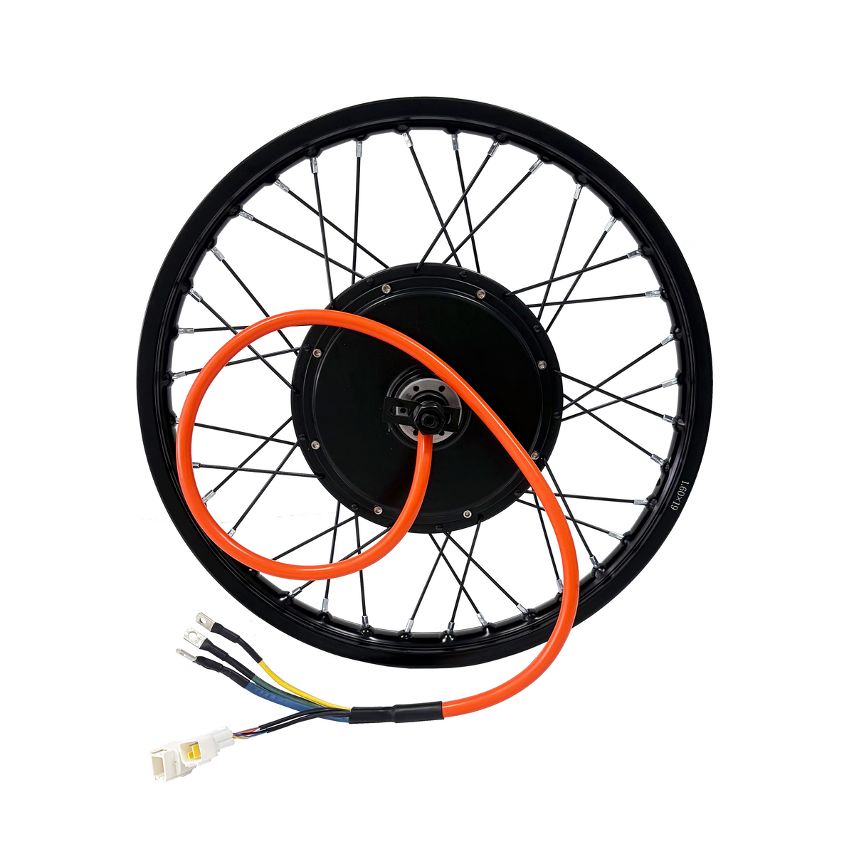 QS205 19*1.6inch Rear 150-155mm Dropout 72V 5000W Motorcycle Rim 3T/3.5T/4T/5T MotorWheel NBPower