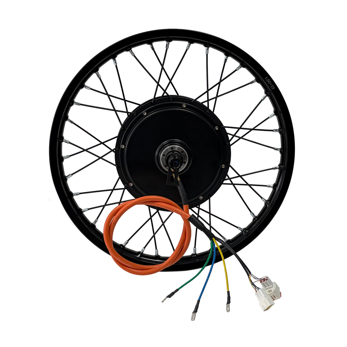 QS205 19*1.6inch 150-155mm dropout 3000W Motorwhweel With Street Tire NBPower