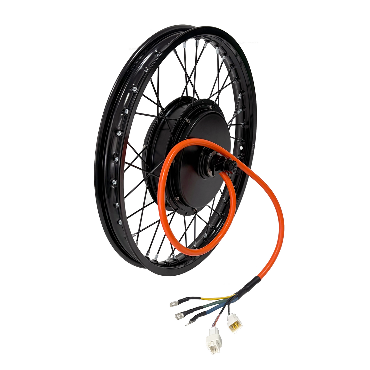 QS205 19*1.6inch Rear 150-155mm Dropout 72V 5000W Motorcycle Rim 3T/3.5T/4T/5T MotorWheel NBPower