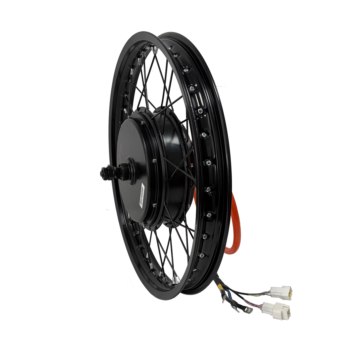 QS205 19*1.6inch Rear 150-155mm Dropout 72V 5000W Motorcycle Rim 3T/3.5T/4T/5T MotorWheel NBPower