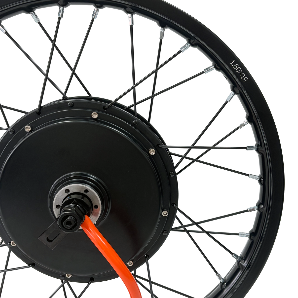 QS205 19*1.6inch Rear 150-155mm Dropout 72V 5000W Motorcycle Rim 3T/3.5T/4T/5T MotorWheel NBPower