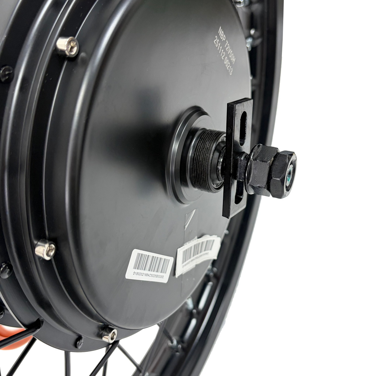 QS205 19*1.6inch 150-155mm dropout 3000W Motorwhweel With Street Tire NBPower