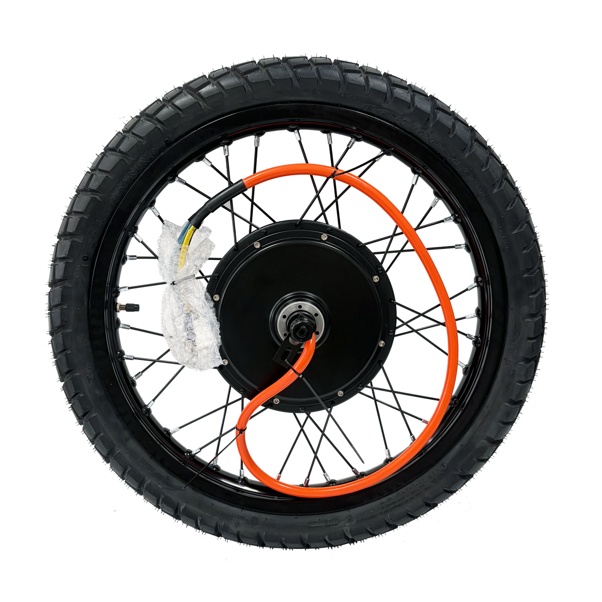 19*1.85 Black 3T/3.5T/4T/5T  QS 205 V3 150-155mm Dropout  5000W Motorwhweel With Single Freewheel And Street Tire Or Off-road Tire NBPower