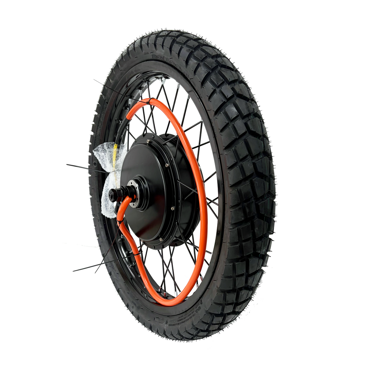 19*1.85 Black 3T/3.5T/4T/5T  QS 205 V3 150-155mm Dropout  5000W Motorwhweel With Single Freewheel And Street Tire Or Off-road Tire NBPower