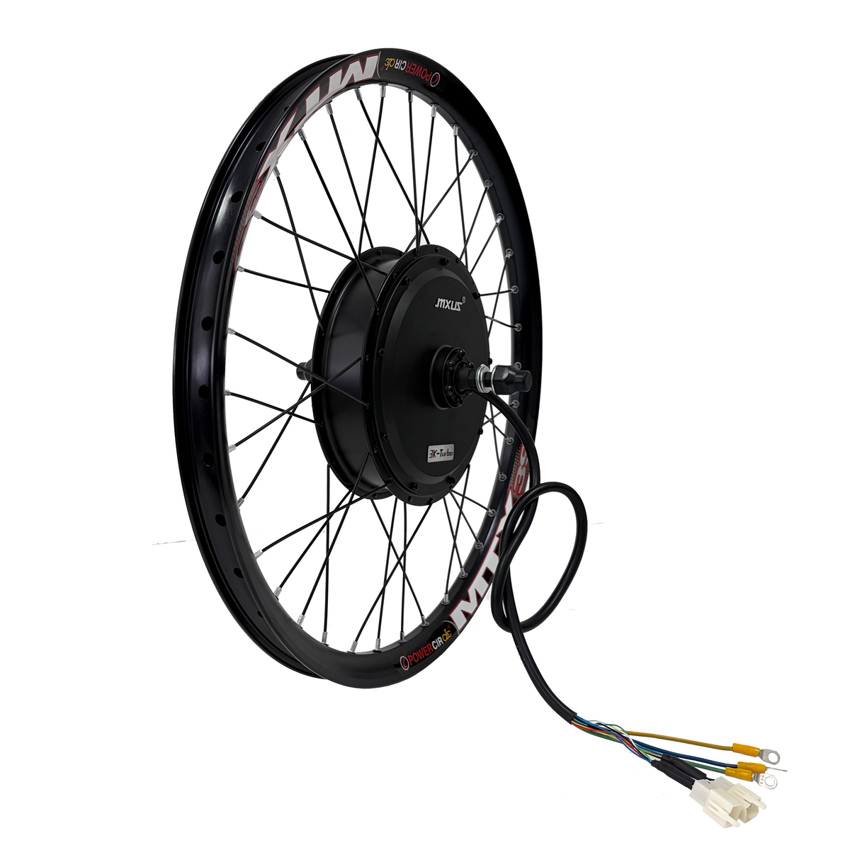 20inch/24inch/26inch/27.5inch/29inch MXUS 135/142mm Dropout 72V 3000W  Electric Bicycle Motorwheel, 3K-Turbo 3T / 4T / 5T  MotorWheel With Single/7 Speed Freewheel NBPower