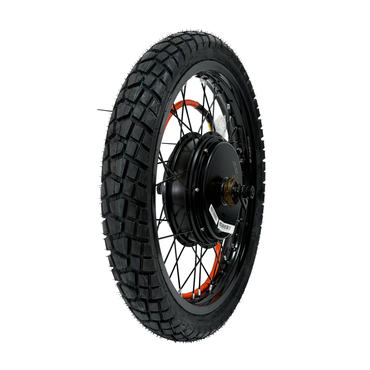 19*1.85 Black 3T/3.5T/4T/5T  QS 205 V3 150-155mm Dropout  5000W Motorwhweel With Single Freewheel And Street Tire Or Off-road Tire NBPower