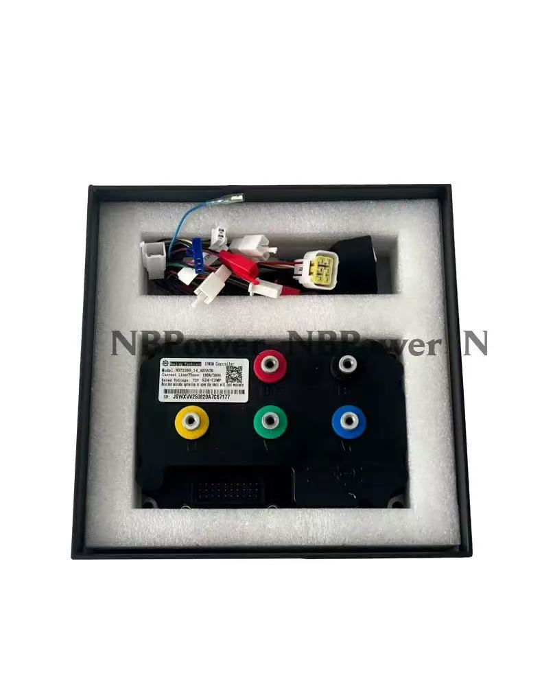 USA Warehouse: 20*4.0 190mm Dropout 100mm Rim Width 72V 3000W Ebike Hub Motor Conversion Kit, With Hall Sensors | ND72360 Black Fardriver Controller, DKD Display, Full Complete Accessories NBPower