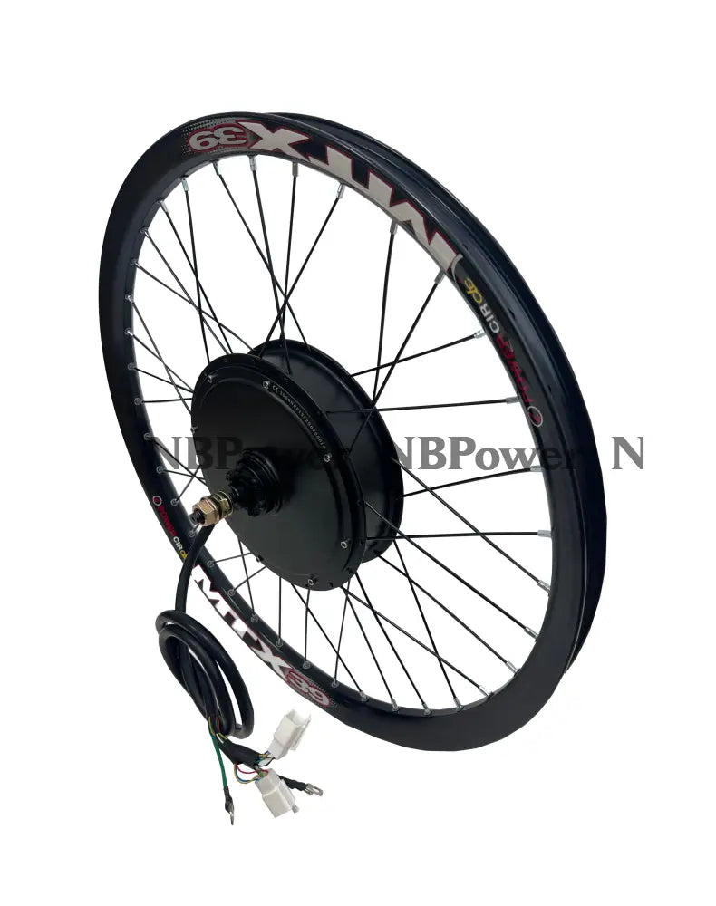 135mm dropout 3000W Motorwheel with single freewheel  ; MTX rim with Rear 3000W Ebike kit with 80A dual mode controller ,UKC1 color display ,alarm lock ebike parts NBPower