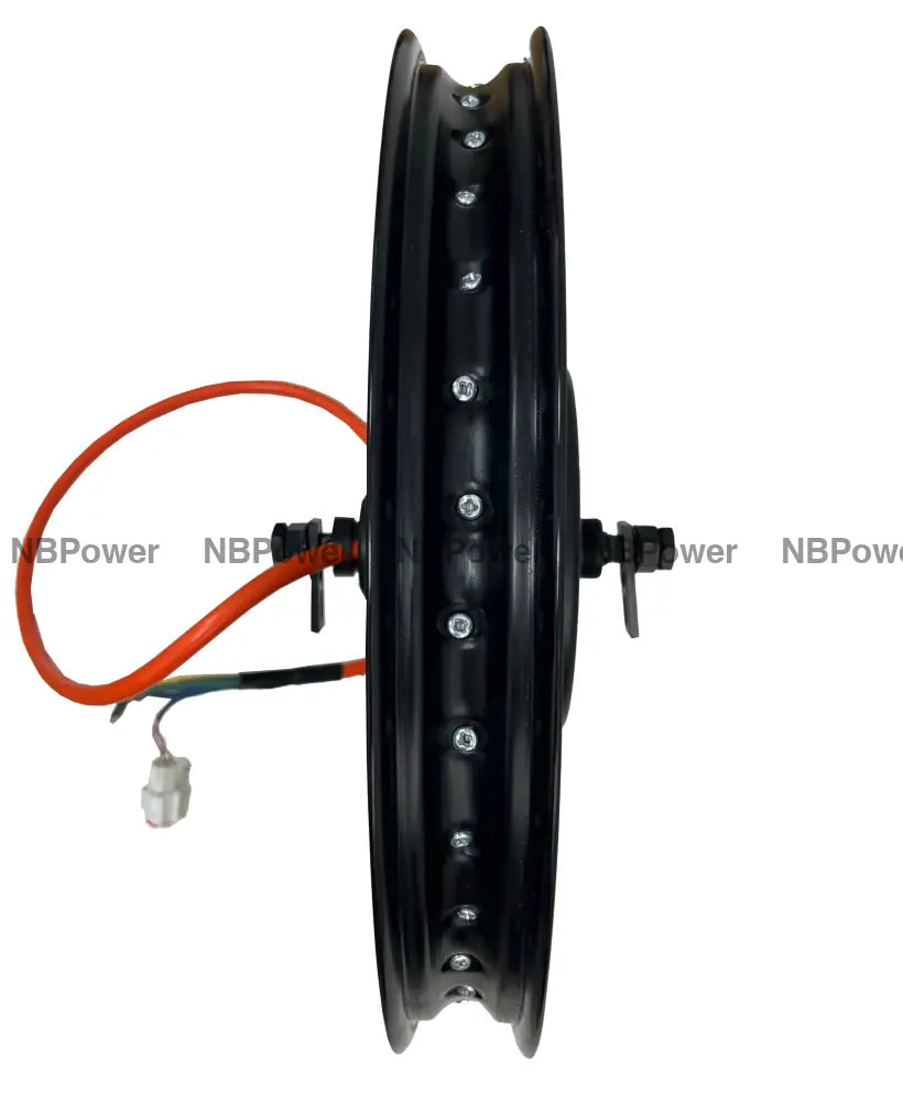 150mm dropout QS 205 5000W motorwheel motorcycles rim with Rear QS 5000W motor high speed and high torque for choose