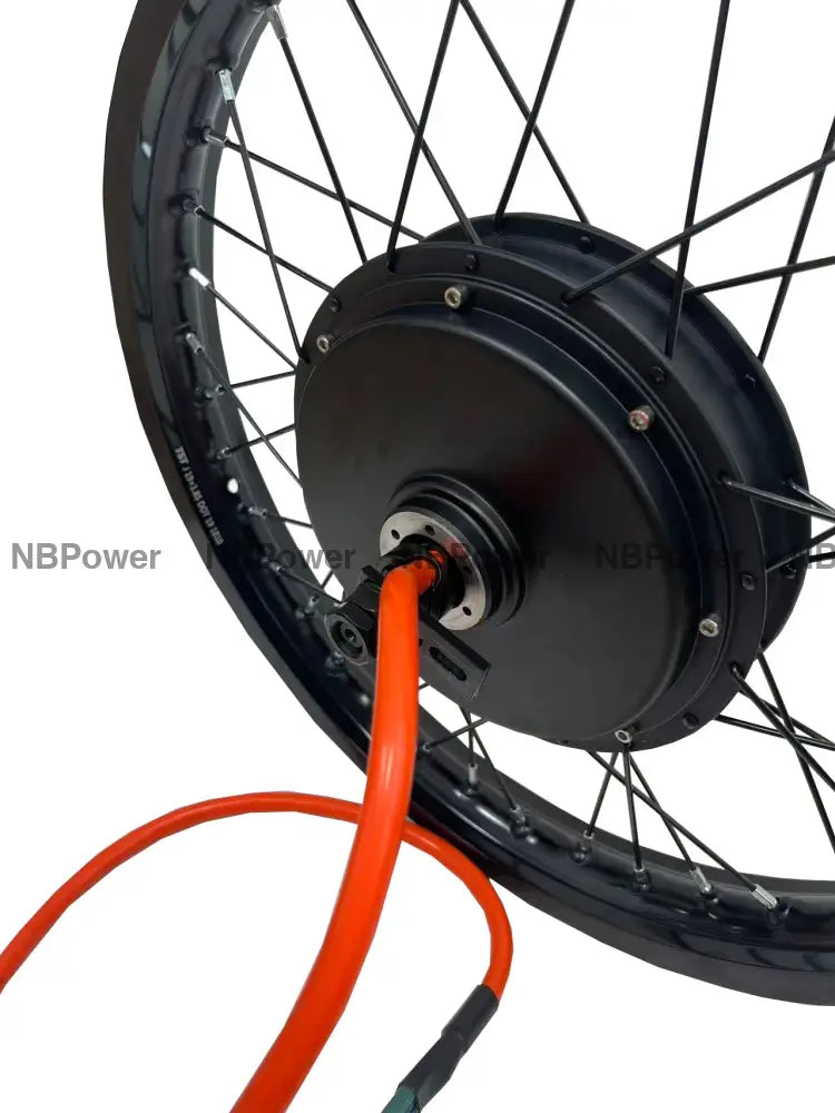 150mm dropout QS 205 5000W motorwheel motorcycles rim with Rear QS 5000W motor high speed and high torque for choose